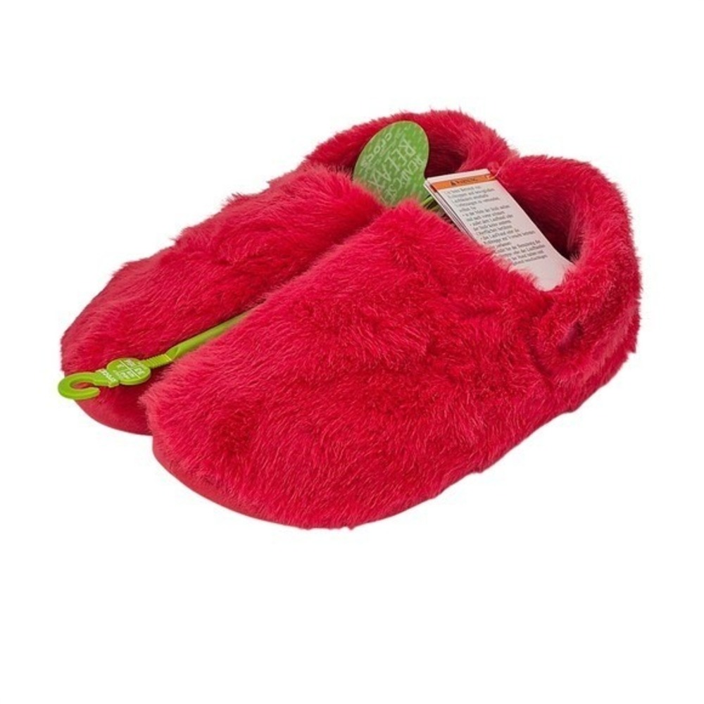 Crocs Classic Cozzzy Luxe Slippers Women's Size 7 Shoes Digital Pink Raspberry